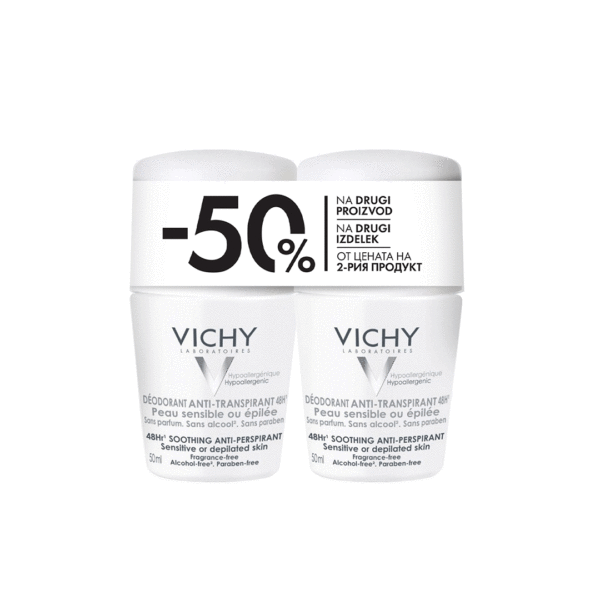 Vichy Deodorant sens duopack 2x50 ml