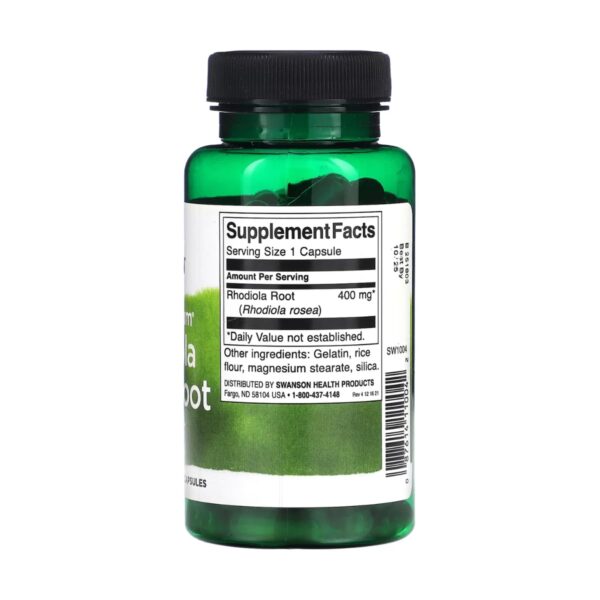 Swanson rhodiola rosea root 100cps