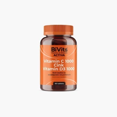 AbelaPharm Bivits c1000+zn+d1000 mg 60 kom