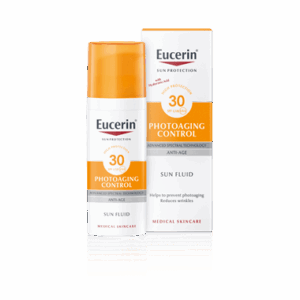 Eucerin Dnevna anti-age rutina sa SPF zaštitom (Hyaluron-Filler Epigenetic serum + Sun Photoaging Control flui