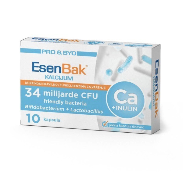 Esensa Esenbak kapsule + kalcijum+ inulin 10 kom