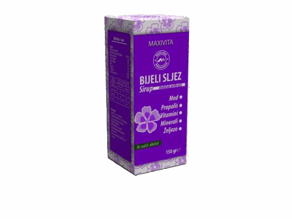 Maxivita Sirup bijeli sljez 150 g
