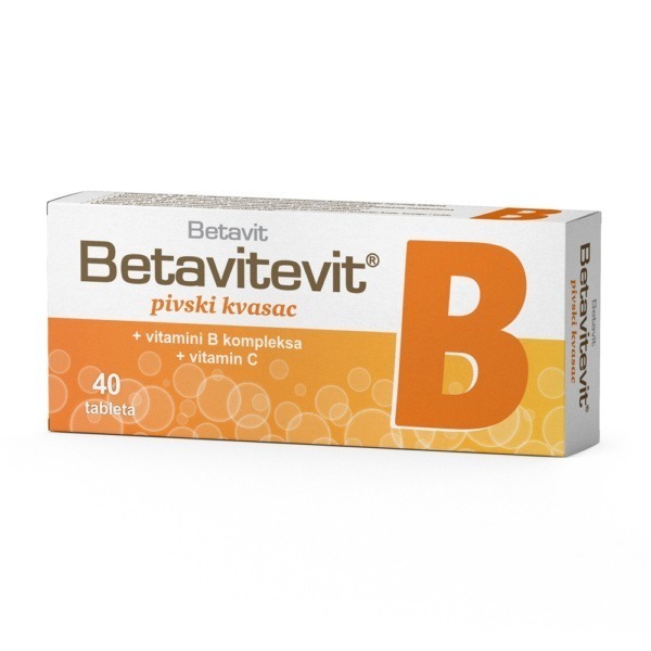 BETAVITEVIT B Pivski kvasac sa vitaminima B kompleksa 30 tableta