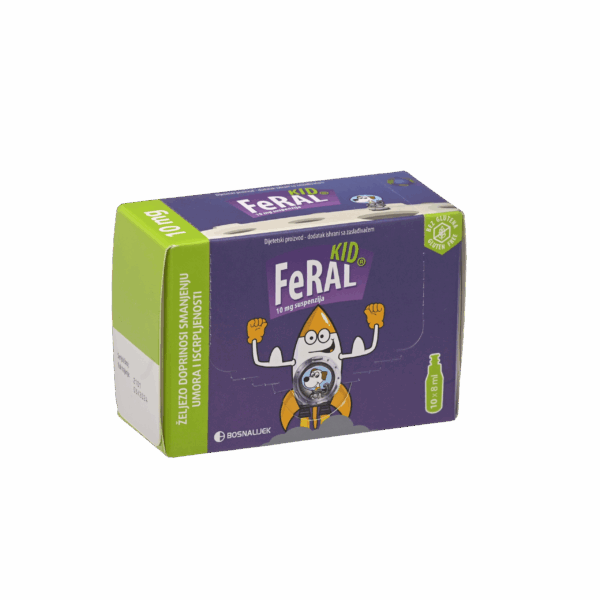 Bosnalijek Feral kid 10x10 mg bocice 8 ml