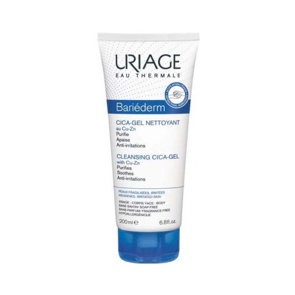 URIAGE BARIEDERM Cica gel za tuširanje sa Cu-Zn 200ml