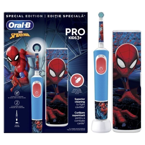 Oral-b električna četkica za zube spiderman