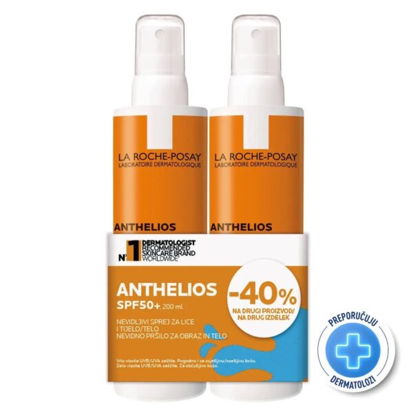 Lrp anthelios SPF 50+ duopack 200 ml