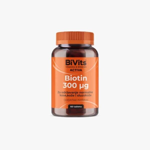 Bivits d-biotin 60 kom