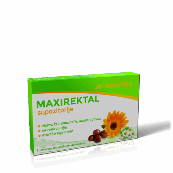 Maxivita Maxirektal supp 5 kom