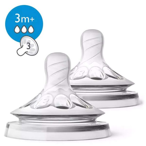 Avent Silikonski sisač natural prom tok 3m+