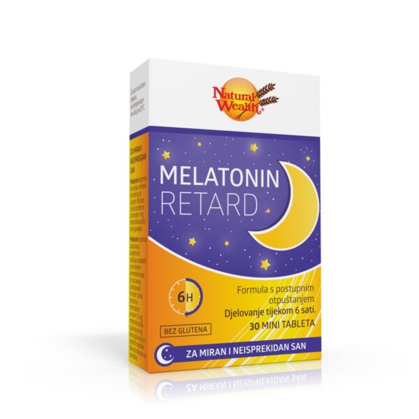 Natural Wealth Melatonin retard 30tbl