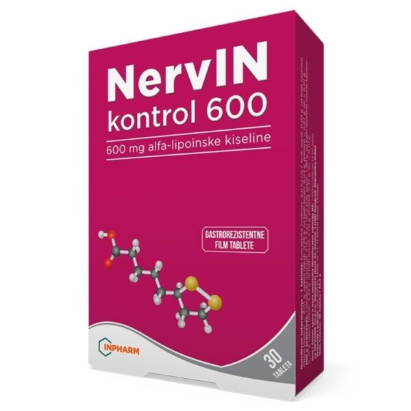 Inpharm Nervin kontrol 600 30 kom