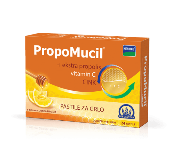 AbelaPharm Herbiko propomucil past lim 24 kom