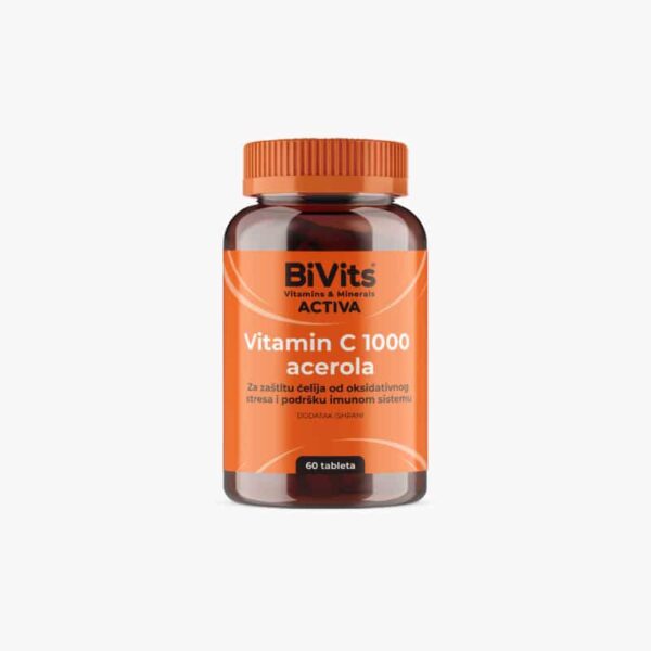 AbelaPharm Bivits vitamin c 1000 acerola 60 tableta