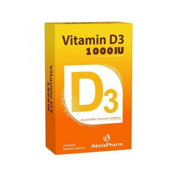 ABELAPHARM D3 1000IU – 30 kapsula